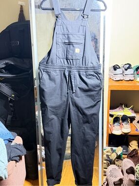 Carhartt Black Relaxed Fit Overalls for women